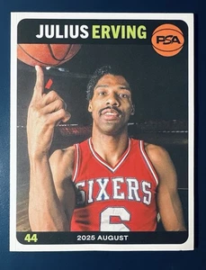 PSA Magazin 2025 August Band Nr. 44 Julius Irving Philadelphia 76ers - Bild 1 von 2