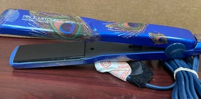 Plancha para cabello Paul Mitchell 1.25 herramientas profesionales Express Ion cerámica suave pavo real Foto 1 de 4