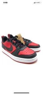 *NEU* Jugend JUNGE Nike Court Borough Low Recraft (GS) rot/schwarz (DV5456 600) - Bild 1 von 10