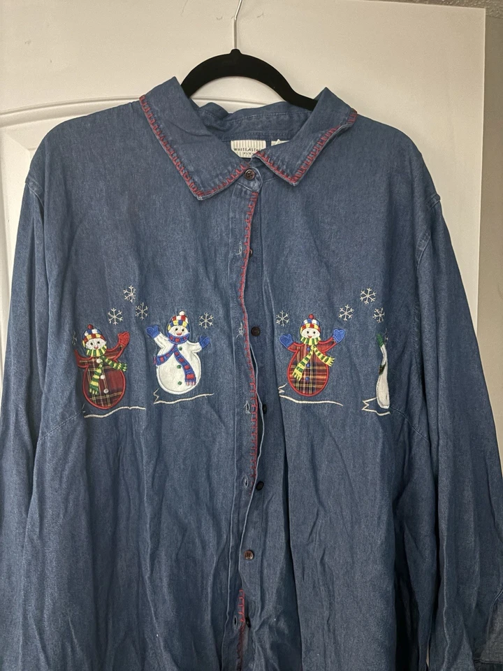 White Stag Shirt Snow Man - Изображение 1 из 1