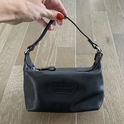 COACH Y2K Vintage Demi Luxury Designer Mini Leather Top Handle Bag - Image 1 of 4