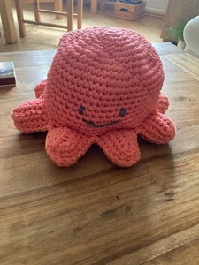 Wendekrake/Wendeoktopus; gehäkelt; self-made; Baumwolle - Bild 1 von 2