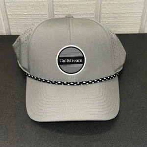 BRANDNEU Gulfstream Kreis Logo grau Seil Baseball Golf Mütze Kappe Privatjets - Bild 1 von 16