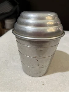 Vintage Mirro Aluminium Rühr-/Messbecher mit Deckel / 2623M - Bild 1 von 8