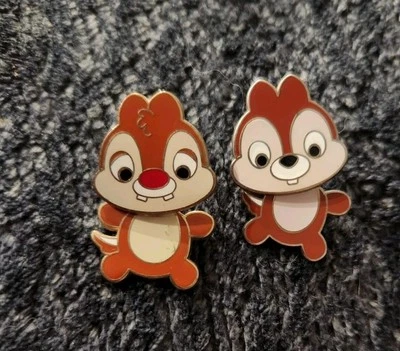 Rare 2006 Disney Chip N Dale Bobblehead Pins - Image 1 of 4