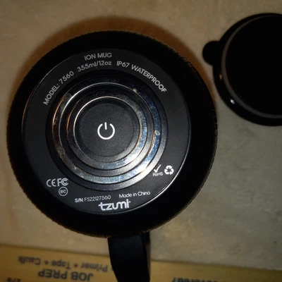 Tzumi Ion Mug 12 Oz Heated Coffee Drink Mug Smart Mug model 7560 - Image 1 of 4