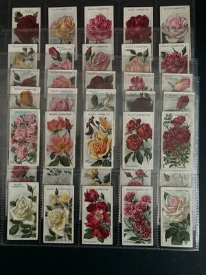 cigarette cards roses 2nd series full set 1914 - Image 1 of 2