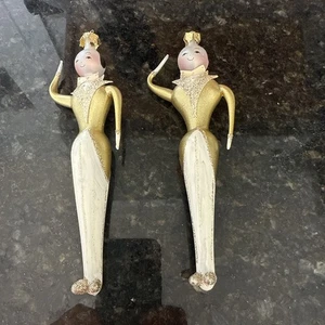 De Carlini Dapper Mann Weihnachtsschmuck 2er Set - siehe Hinweis *** - Bild 1 von 3