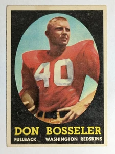 1958 Topps #132 Don Bosseler RC (VGEX) - Imagen 1 de 2