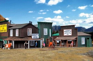 Western Office Sheriff (3 pieces) HO/OO Gauge Kibri 38502 - Imagen 1 de 5