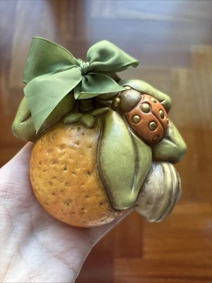 THUN Formella Arancia e Coccinella Estate Sicilia Misure 10x10 cm - Immagine 1 di 2