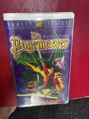 The Pagemaster *VHS Video Tape Clamshell ONLY*Macaulay Culkin Christopher Lloyd - Image 1 of 3