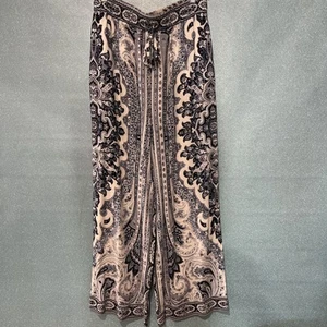 Alice + Olivia blau Strand Palazzo Hose Größe 6 gebraucht, in einwandfreiem Zustand - Bild 1 von 4