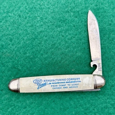 Cuchillo Truco Imperial EE. UU. Misterio Vintage Hoja Bolsillo Prov RI ZEP Anuncio Foto 1 de 4