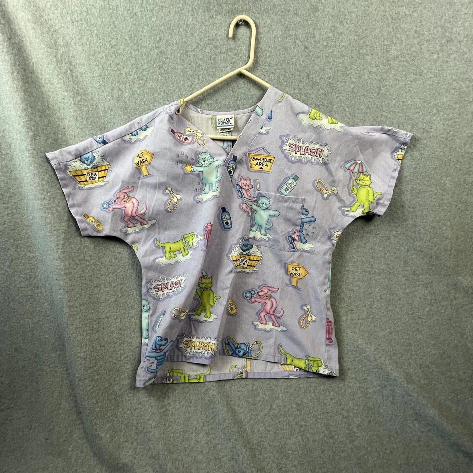 Simply Basis Scrubs Woman’s Small  Cats - Image 1 of 4