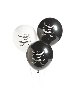 Halloween Bat Latex Balloons School Halloween Party Decoration House Party 10pc - Picture 1 of 1