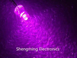 1000 piezas LED redondo rosa superbrillante transparente al agua - Imagen 1 de 2