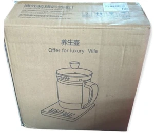 Hervidor eléctrico multifuncional negro/dorado para tetera saludable NUEVO caja abierta - Imagen 1 de 3