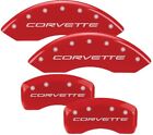 MGP CALIPER COVER 97- Corvette C5/C6 Caliper Covers Red P/N - 13007SCV5RD