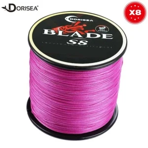 8 Brins 300M-2000M Dorisea Blade Rose Ligne tressée fils de pêche 14LB-300LB - Picture 1 of 8