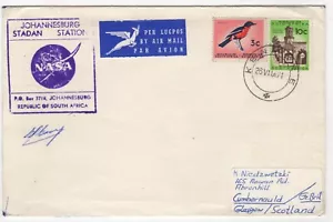 1971 Jul 26th. Apollo 15 Cover. Johannesburg STADEN Station. - Picture 1 of 2
