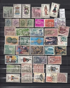 BRIEFMARKEN STAMPS LOT SPANIEN GEBRAUCHT (L20116) - Bild 1 von 1