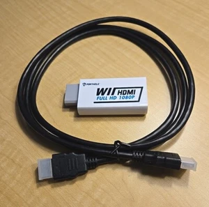 PORTHOLIC Wii to HDMI Converter 1080P for Full HD Device Wii HDMI - Picture 1 of 2