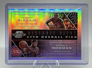 Contenders Optic Historical Picks 2019-20 Pascal Siakam Dennis Rodman #12 casi nuevo+ - Imagen 1 de 2