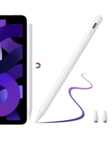Apple Pencil Stilo Compatibile, Penna Stilo Magnetica Ipad pro Ricarica USB C - Afbeelding 1 van 6