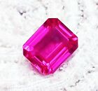 9.20 Ct Natural Pink Sapphire Emerald Cut Certified Loose Gemstone ~ Free Gift
