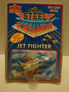 Steel Screamers U.S. F-15 Fighter Jet Aircraft Plane Imperial Die-Cast C8-310 - Picture 1 of 12