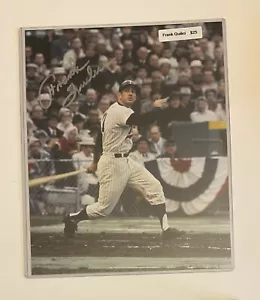 FRANK QUILICI Minnesota Twins SIGNIERT Autogramm 8x10 Foto Autogramm MLB - Bild 1 von 1