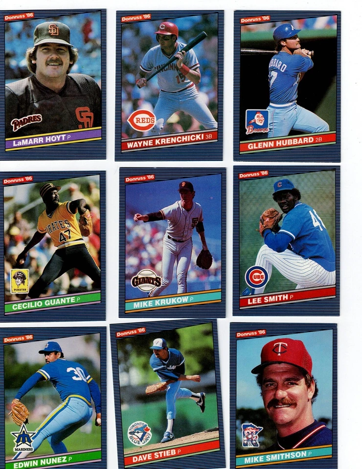 1986 DONRUSS Baseball Complete Your Set YOU PICK! 1-250 - Image 1 of 1