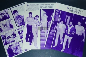 ALAIN DELON ROMY SCHNEIDER CHARLES BRONSON 1968 JPN Clipping 3-BLATT (5 Seiten) li/k - Bild 1 von 4
