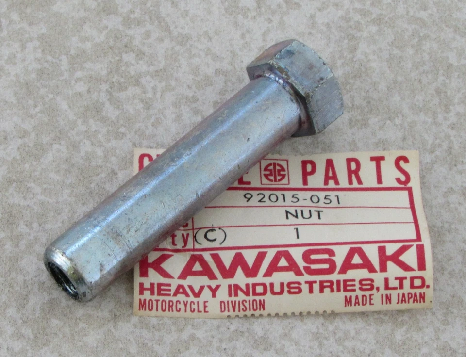92015-051 Kawasaki Cylinder Head Nut for F11 F11M 1973-1975 - Image 1 of 1