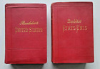 1904 Baedeker United States With 1905 Baedeker Etats-Unis, Very Good Or Better