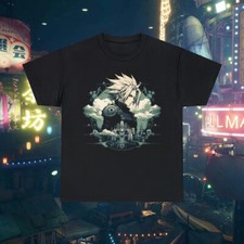 Final fantasy VII Rebirth Cloud PS1 gift T shirt ps1 Birthday Gift unisex Tee