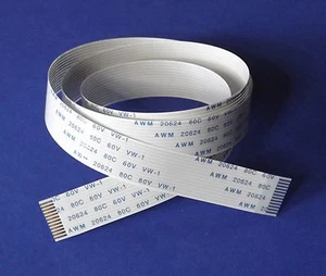 Cavo a nastro piatto FFC A 12 pin 1.0pitch 60 cm Flat Flex Cable Ribbon AWM cavo piatto - Foto 1 di 2