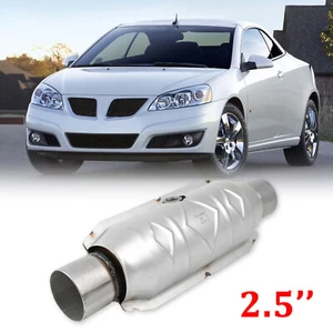 2.5" Car Catalytic Converter Inlet & Outlet EPA Stainless Steel For Pontiac G6 - Picture 1 of 12