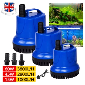 Submersible Water Pump 240V Pool Pond Aquarium Fish Tank Water Feature Fountain - Picture 1 of 19