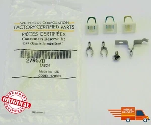 New OEM Genuine 279570 Whirlpool Door Latch Kit OEM 306436  - Picture 1 of 3