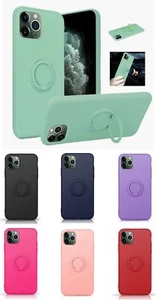Funda protectora de goma híbrida con soporte de anillo para iPhone 12 6.1 - Imagen 1 de 57