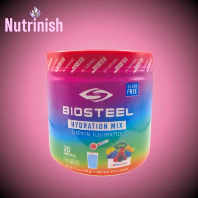 Смесь для увлажнения BIOSTEEL Zero Sugar с оптимальным вкусом электролитов Rainbow Twist - Изображение 1 из 2