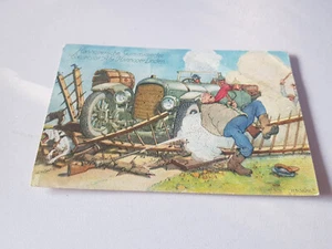 Expired 1917 PK/AK Advertising Card Hannoversche Gummiwerke Excelsior AG - Field Post - Picture 1 of 2