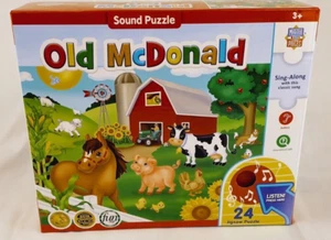 Master Kids pieces Old Mcdonald Sing-A-Long Floor Puzzle For Kids 24 Pieces - Picture 1 of 4