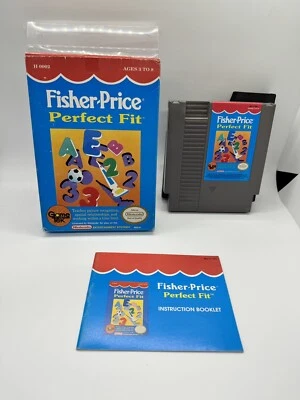 Fisher-Price: Perfect Fit Nintendo NES Complete CIB Rare Great Shape! - Image 1 of 4