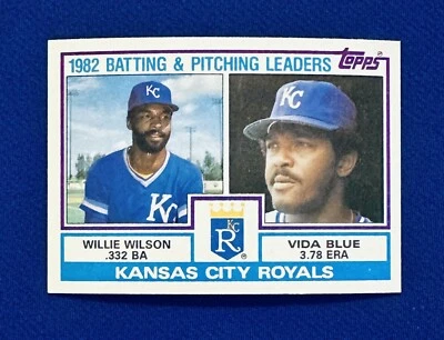 1983 TOPPS #471 KC ROYALS TEAM CARD NM-MT or BETTER G BRETT/QUISENBERRY/WILSON - Image 1 of 4