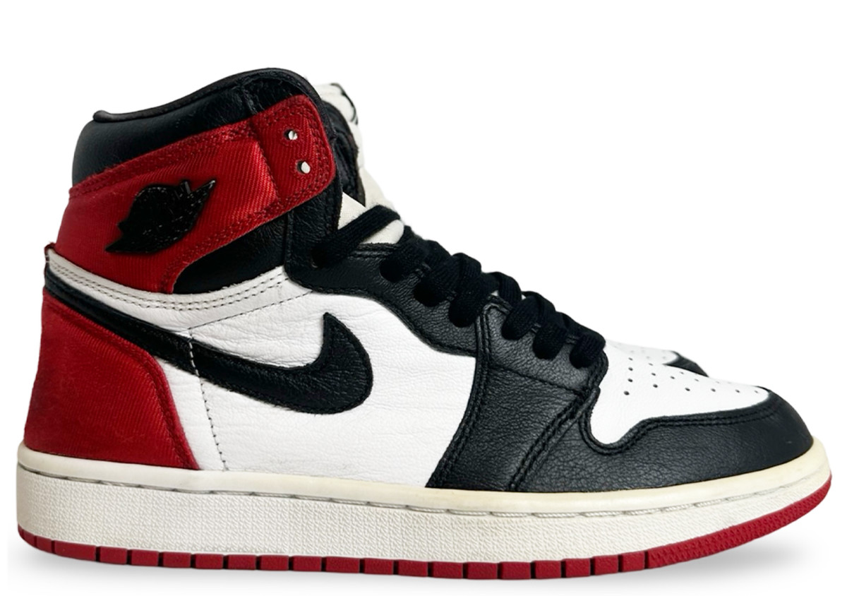 Jordan 1 Retro High Satin Black Toe W for sale - eBay