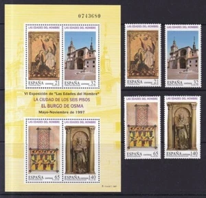1997 - España  - Edifil 3494 + SH3484A/3494D - Las Edades del Hombre - MNH - Picture 1 of 1
