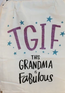 LOL Made You Smile, 28x28", Toalla de té, TGIF, esta abuela es fabulosa - Imagen 1 de 1